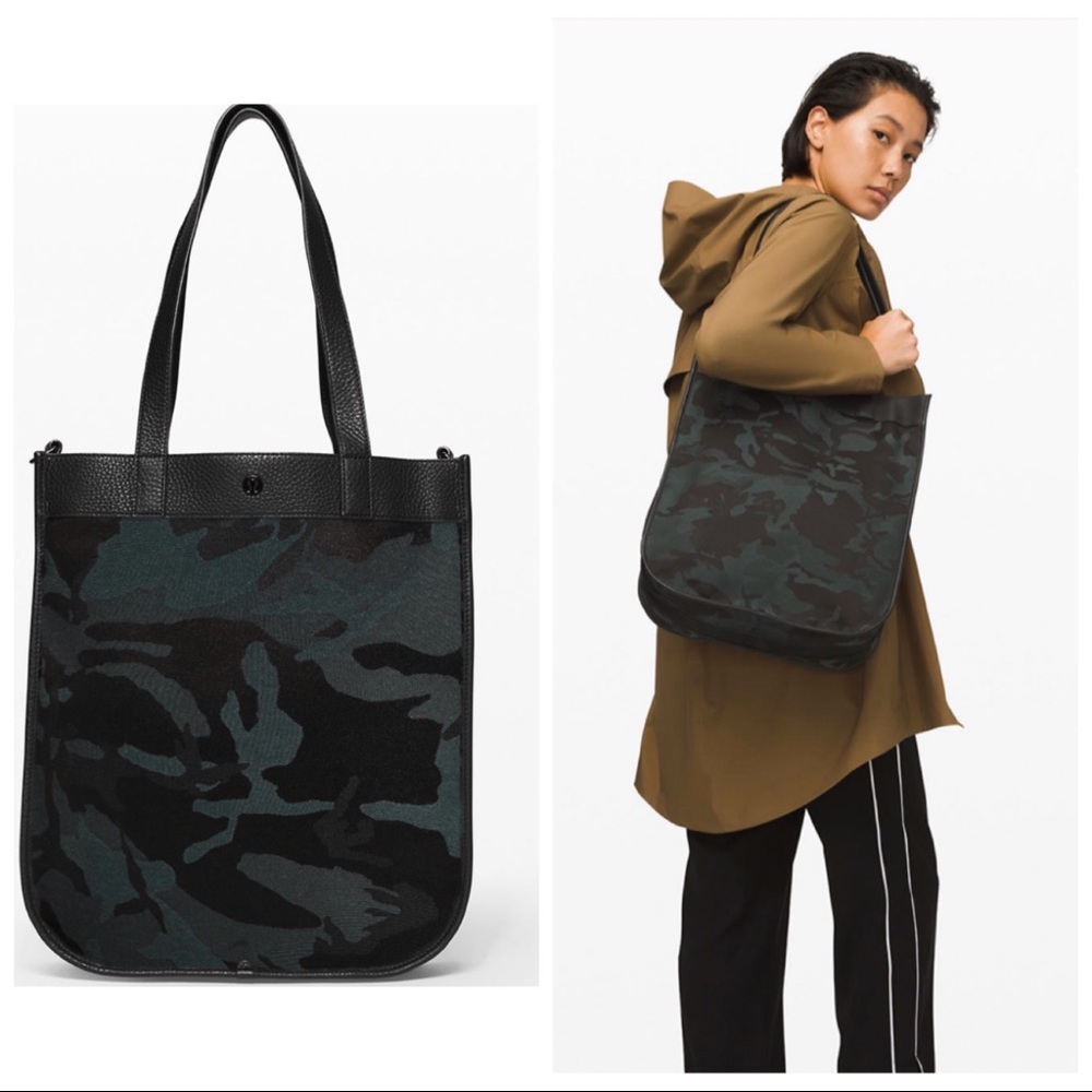 Lululemon Camo Crossbody Tote Bag 15L